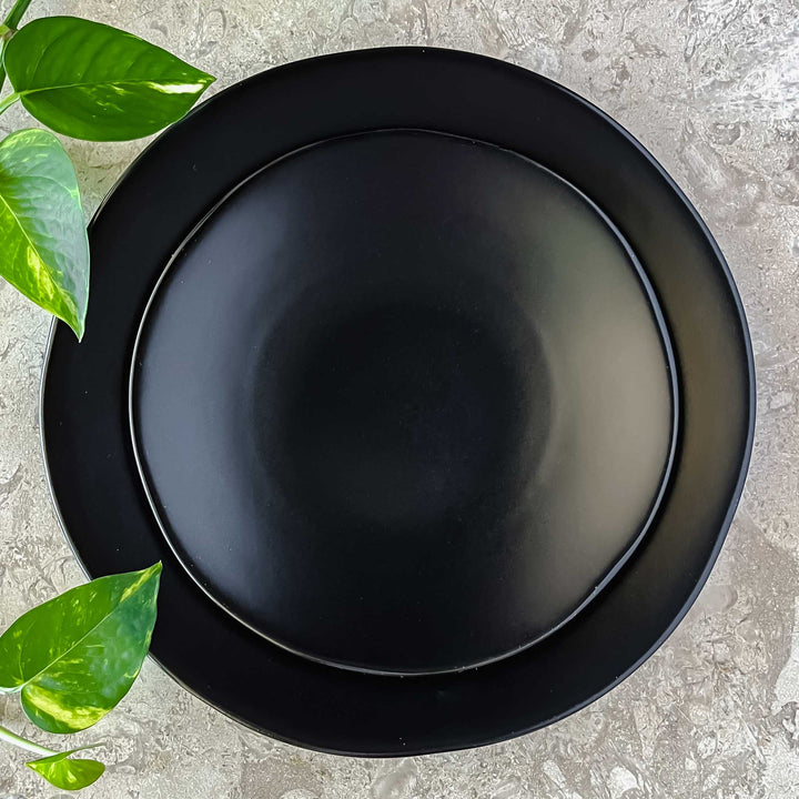 Irene Charcoal Stoneware Salad Plate